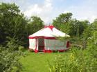 Yurt at Tithe Farm