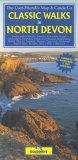 Classic Walks in North Devon, Laminated Waterproof and Tear Resistant Map