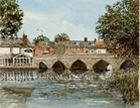 Portrait of Britain, Fordingbridge, Hampshire and Isle of Wight, Framed